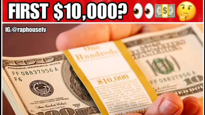 What age did you touch your first $10,000?