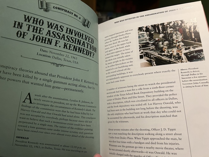 Finally, the facts of the JFK, RFK, MLK assassinations will be released by-who else?