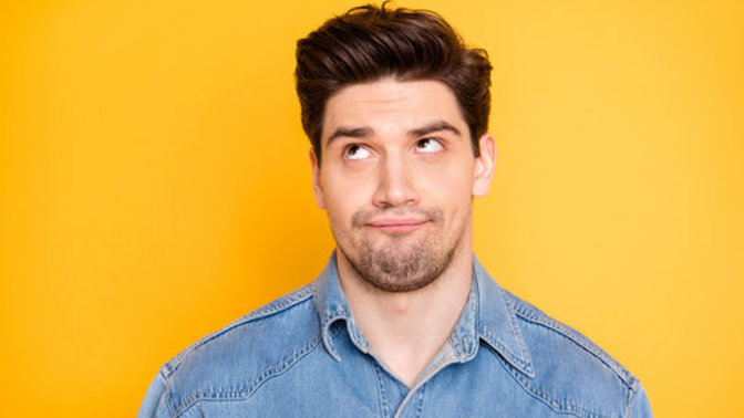 Is it weird for men to roll their eyes?