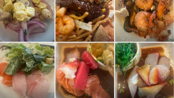 How does Mandarin buffet look?