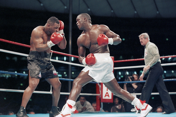What are your thoughts that it has been 35 years since Buster Douglas defeated Mike Tyson in Tokyo, Japan, on February 11, 1990?