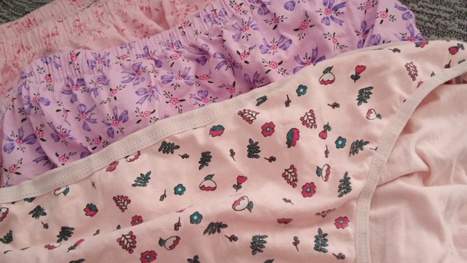 What do you think of the girl wearing this underwear?