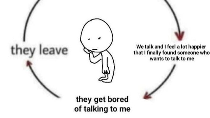 Have you ever stopped talking to people because you thought they were boring?