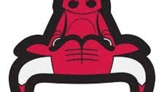 What do you see on the upside down bulls logo?