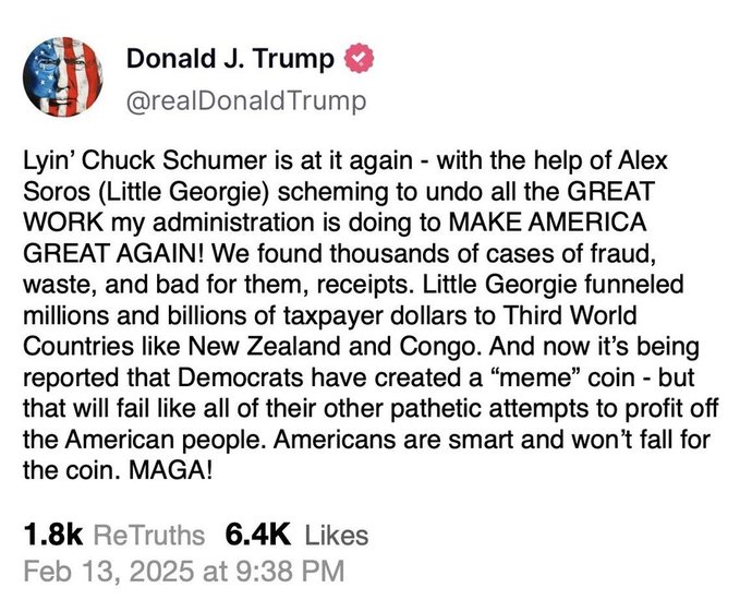 Do you think Trump has ever looked at a world map?