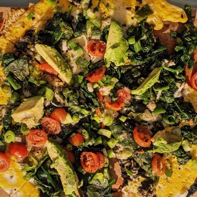 What looks the best welsh pizza?
