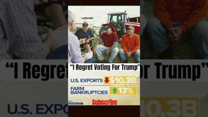 Do you feel bad for farmers who voted for Trump and now regret it?