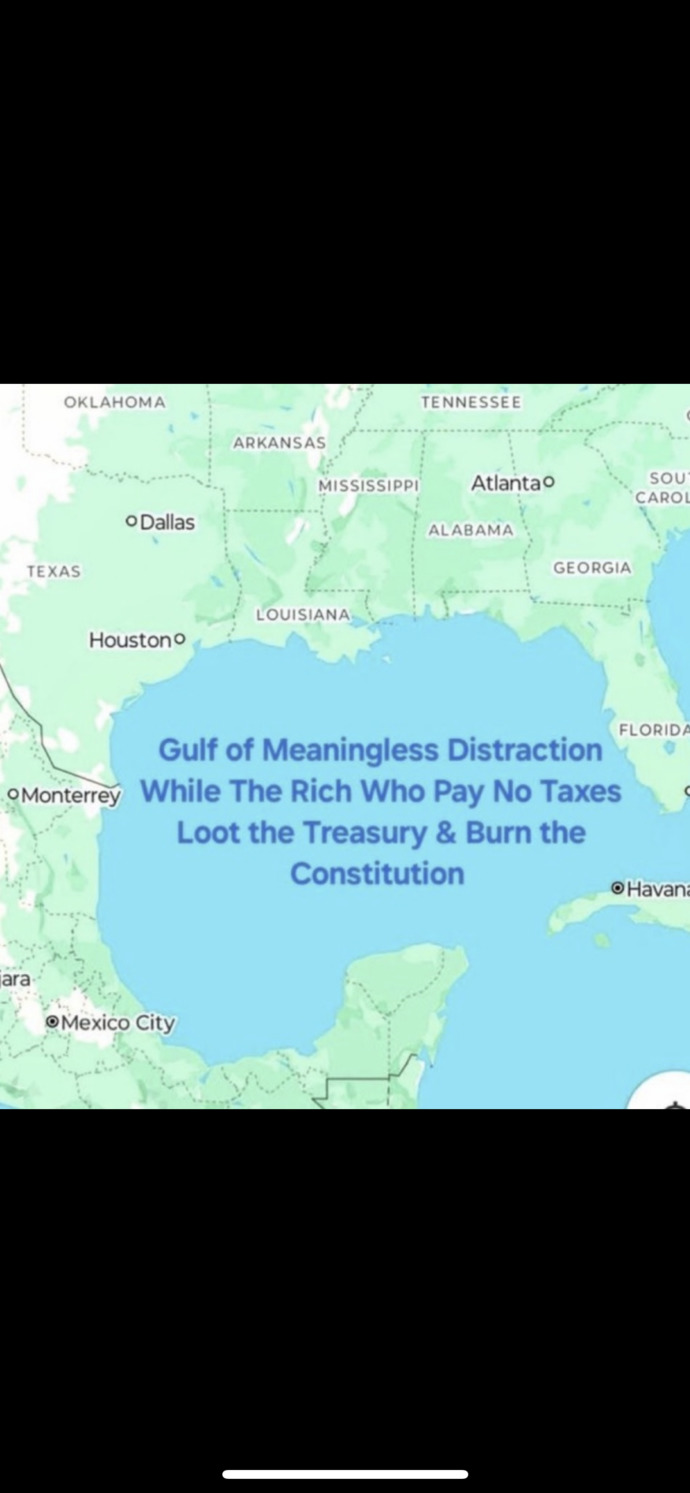 Gulf of America? Pfft I got a better name. What do you think of this?