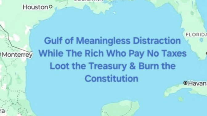 Gulf of America? Pfft I got a better name. What do you think of this?