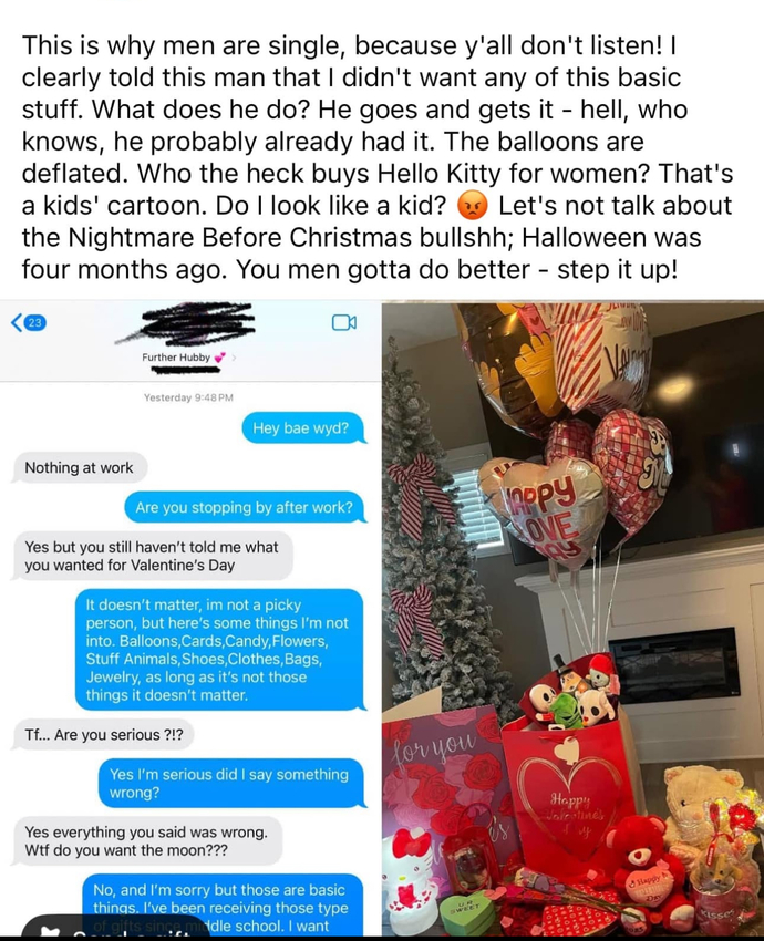 How would you feel if your partner didn’t like the gift you bought them?