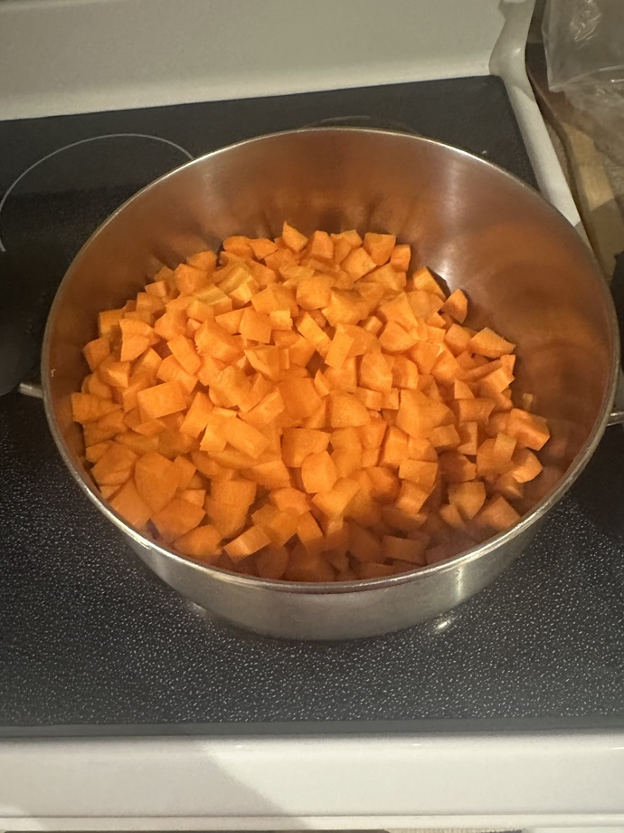 How does the beginning of my venti sized soup look?