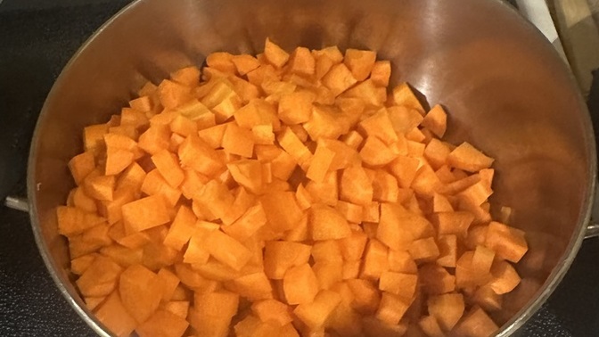 How does the beginning of my venti sized soup look?