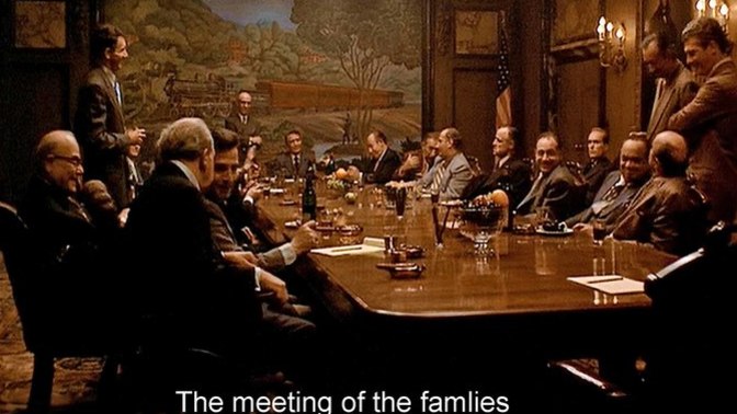 In The Godfather. About blacks, “One Godfather said, “They are just animals anyway. Can you imagine that getting past the censors in a modern movie?