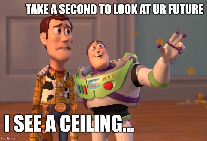 What did the ceiling say to the floor?