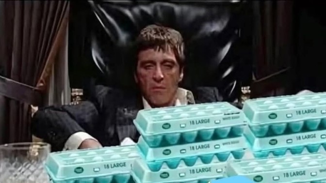 Would you do an egg heist if egg prices gets worse and out of hand?