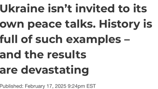 Not invited to their own party?