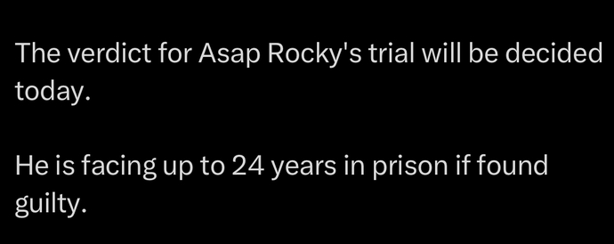 What do u think his verdict will be?