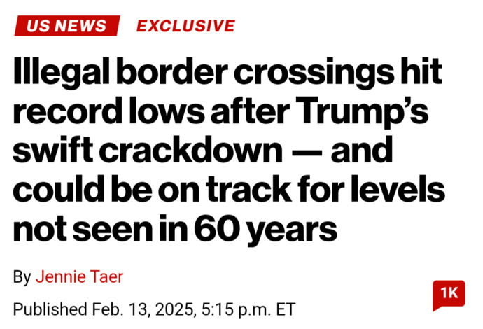 Illegal border crossings dropped 90% in just a few weeks under Trump. So why did the Democrats lie for four years and blame it on Republicans?