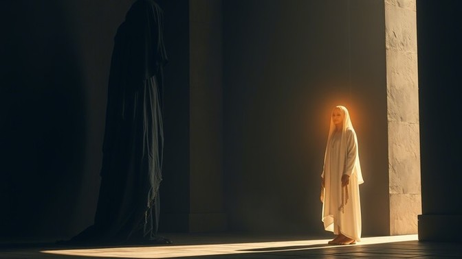 Do most people border on the line of good and evil throughout their lives?
