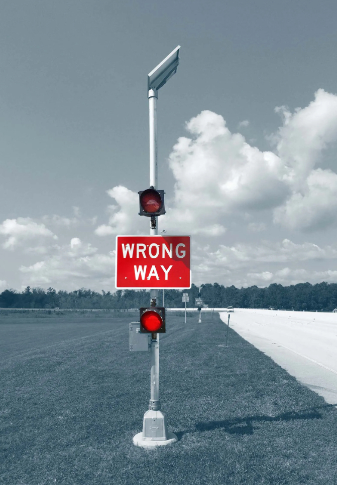 Did you ever see a wrong way driver?