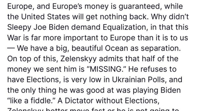 How can Trump so much misinformation?