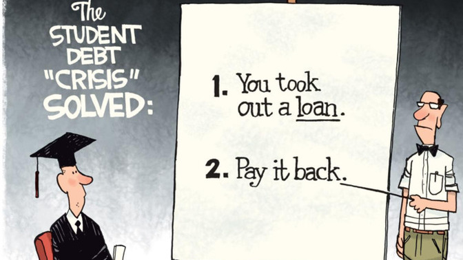 Are you enjoying paying off the Democrat's $188 billion in student loans for deadbeats who agreed to take the money but not to pay it back?