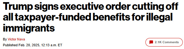 President Trump just signed an executive order CUTTING OFF ALL FEDERAL BENEFITS TO ILLEGALS! Why didnt government do this decades ago?