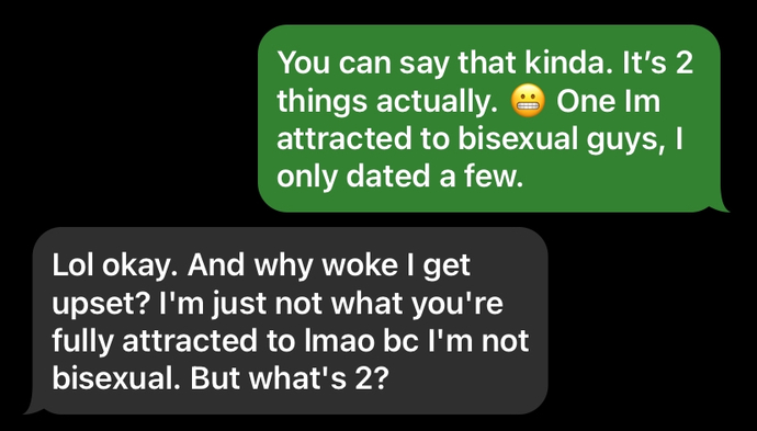 Does he have underlying feelings for me?