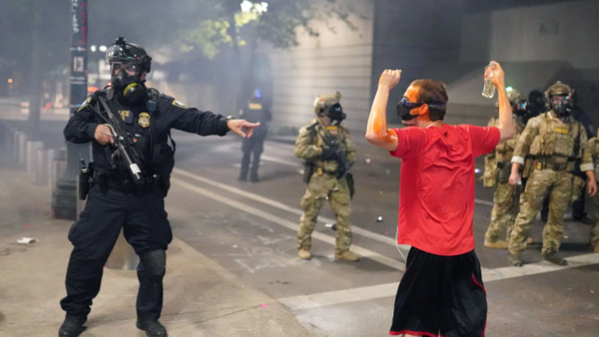 Isn't Trump hiding bad cop behavior just another step towards a police state... isn't immunity enough?
