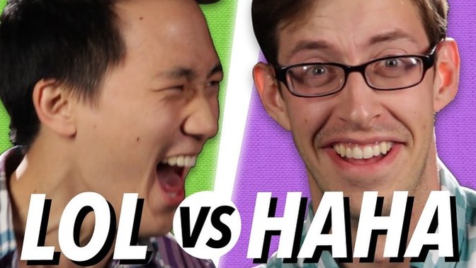 If you do a joke online what would you rather get an ‘lol’ or a ‘haha’?
