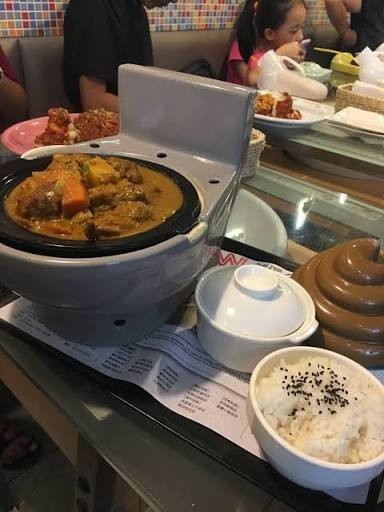 What would you do if your date took you to a poop restaurant?