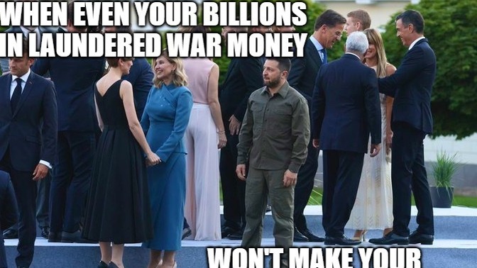 Will Ukraine President Zelensky get to keep his loot & promised kickbacks when he surrenders & signs peace deal?