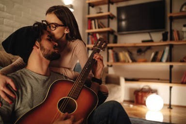 You ever had a guy or girl sing a love song to you?