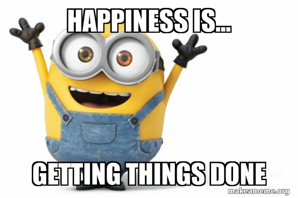 Anyone else really like the feeling of being productive?