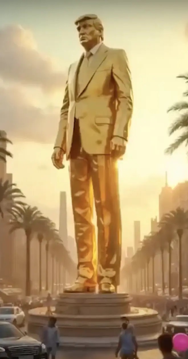 Is Trumps gold statue a good idea?