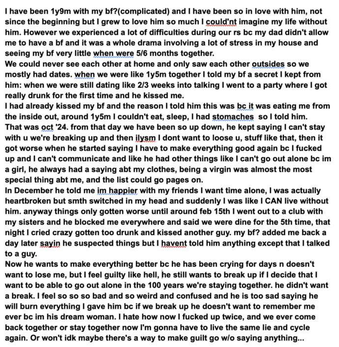 Is there even a chance to ever be normally, happily together forever? pls help?
