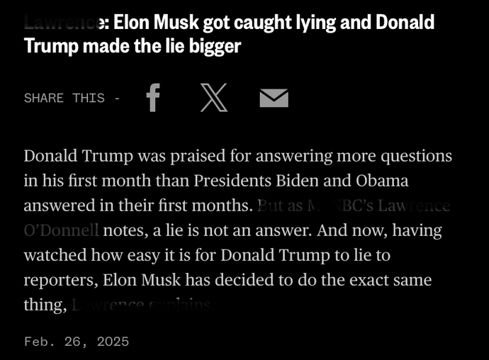 What happens to presidents caught lying?
