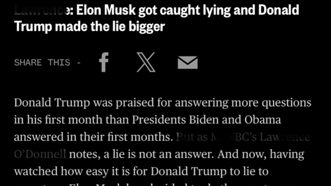 What happens to presidents caught lying?
