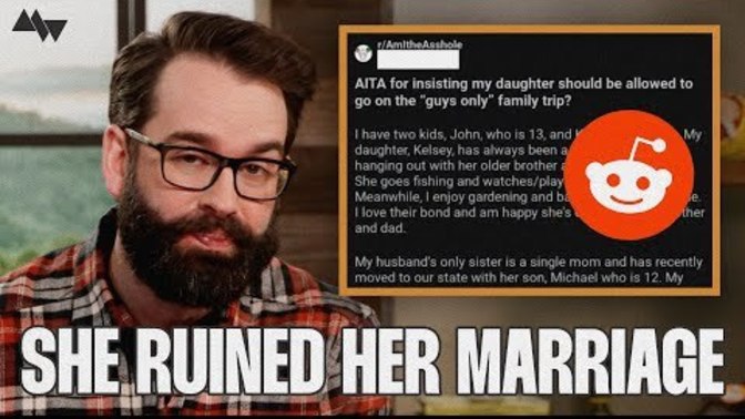 Is it wrong for a father to want to take his son and nephew on a guys trip, and exclude the daughter?