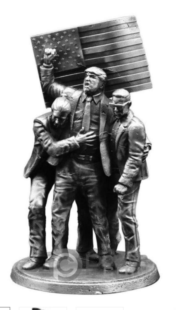 Should a national monument be built to President Trump with a statue commemorating his immortal and inspiring courage to FIGHT! FIGHT! FIGHT!?