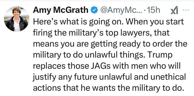 The first woman to fly a combat mission as a Marine Corps F/A-18 Hornet fighter pilot sums it up