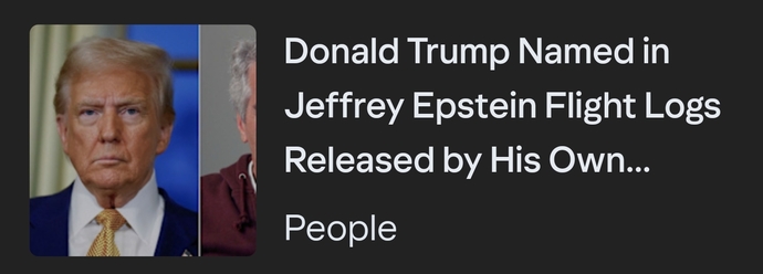 So will Trumpers believe their own leader is a pedo with Epstein?