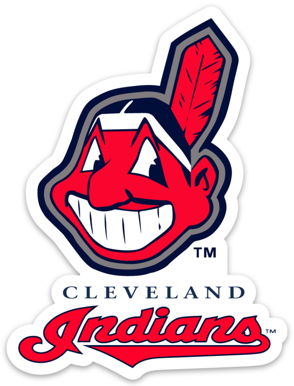 Cleveland Indians Chief Wahoo logo.