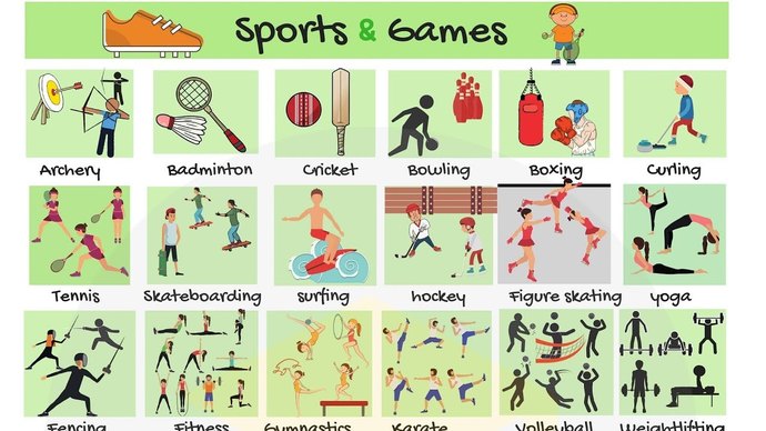 What sports you like playing and what sports you prefer watching?