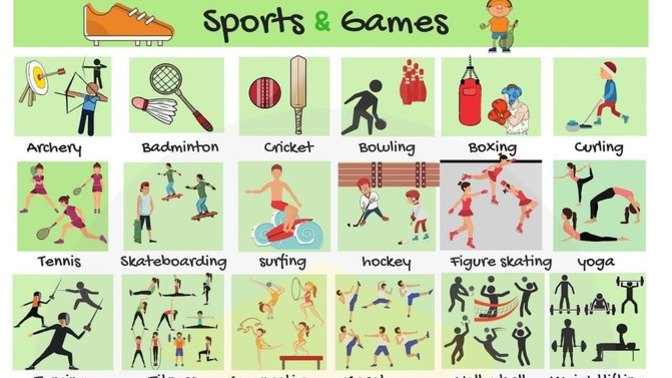 What sports you like playing and what sports you prefer watching?