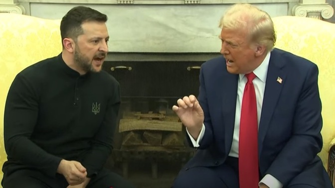 Did you guys see the massive shouting match that broke out between Trump and Zelesnky? What did you think of it?