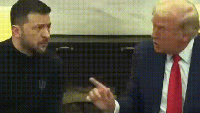 What's your opinion about president Trump treating the president of Ukraine like a grounded kid?