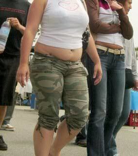 Why are girls so comfortable showing their gut off?