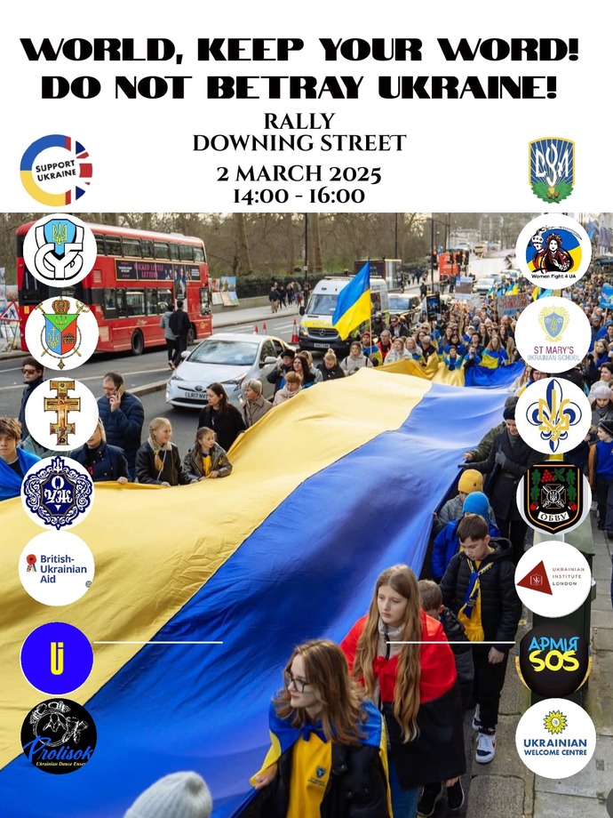 DID YOU KNOW ITS A PROTEST Sunday 3MARCH AT THE SUMMIT IN LONDON TO SUPORT UKRAINE?