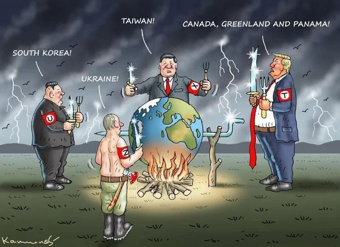 If Trump gets his way and the war ends, and Russia can claim Ukrainian territory. Won't that set a dangerous precedent for the world?